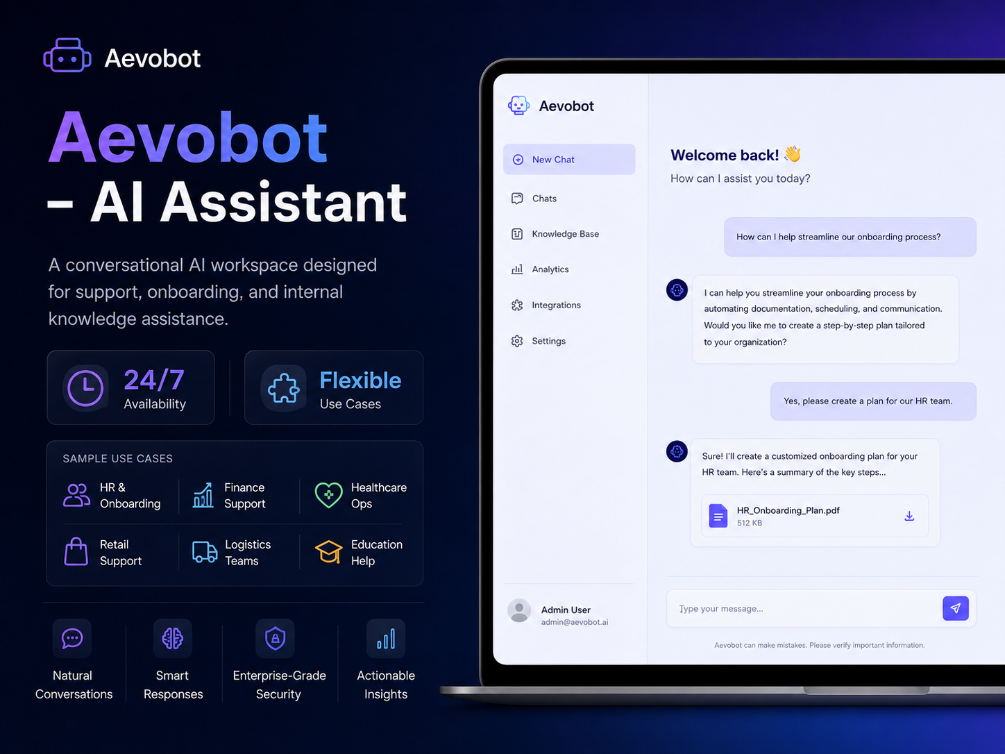Aevobot AI Assistant